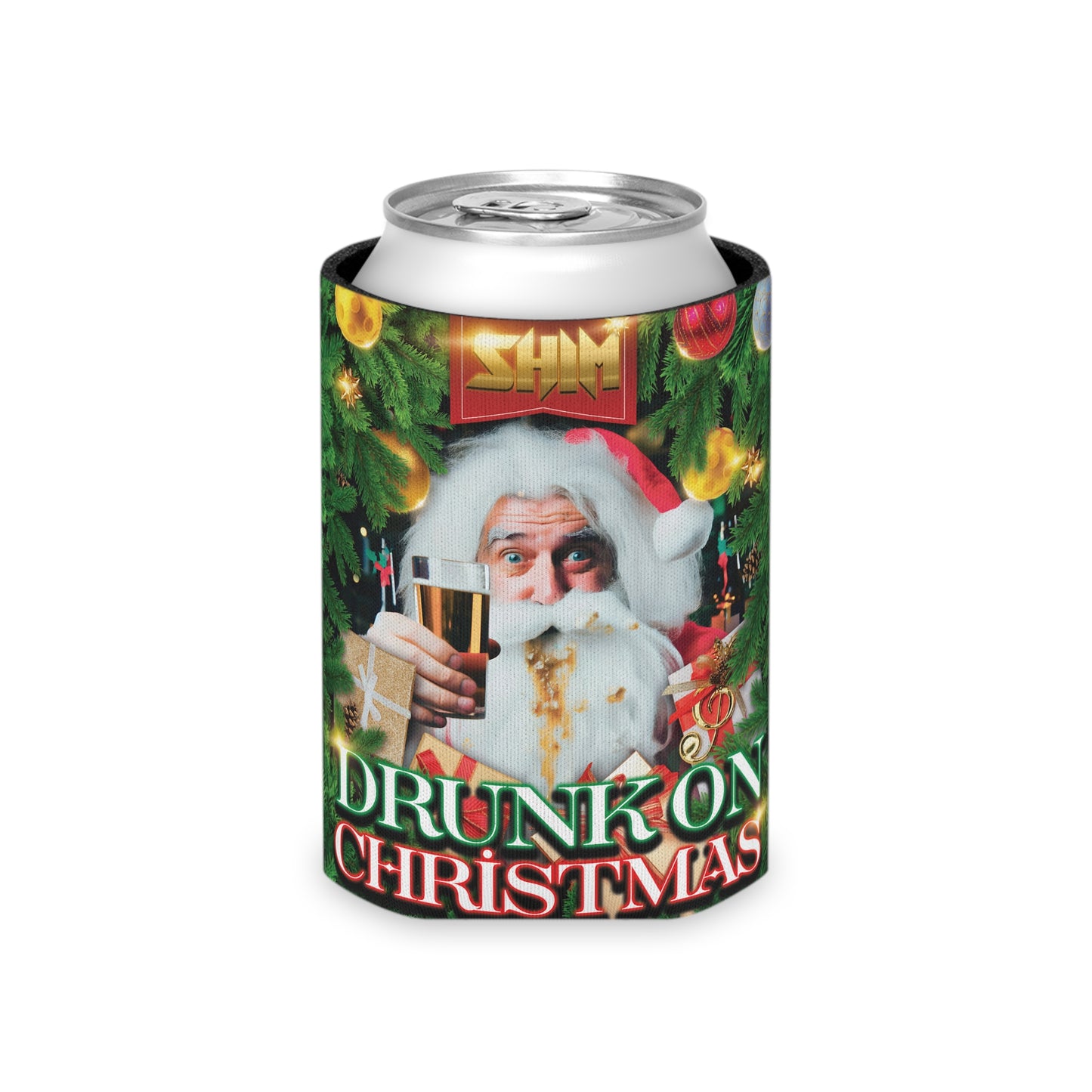 Drunk on Christmas Can Cooler