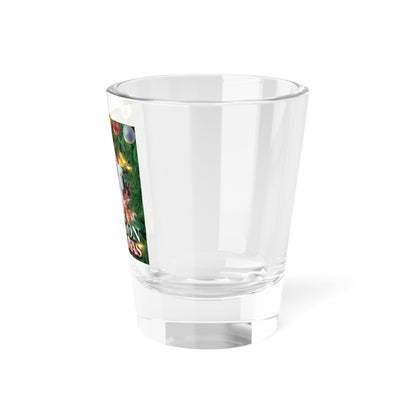 Drunk on Christmas Shot Glass, 1.5oz