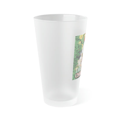 Drunk on Christmas Frosted Pint Glass, 16oz