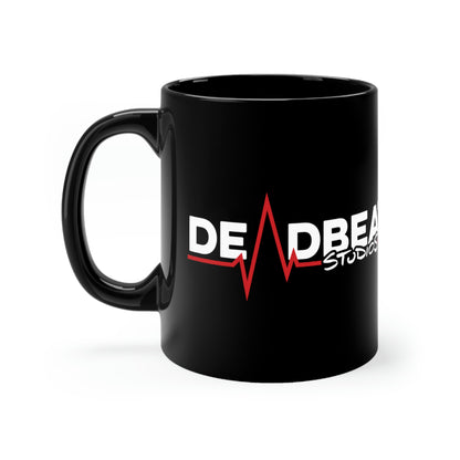Deadbeat Studios black mug 11oz